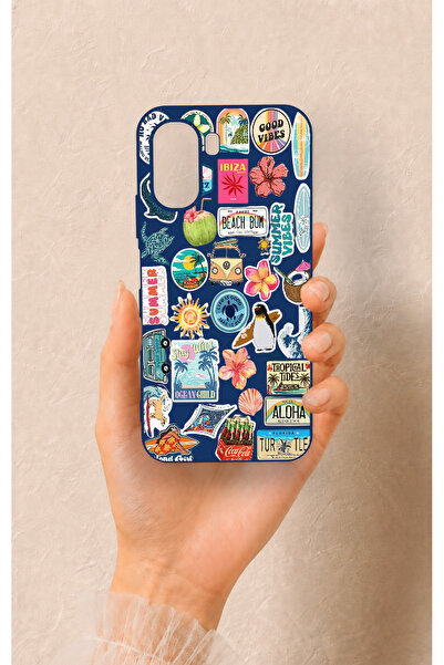 Vip Case Oppo A6T Uyumlu Summer Vibes Desenli Silikon Kılıf