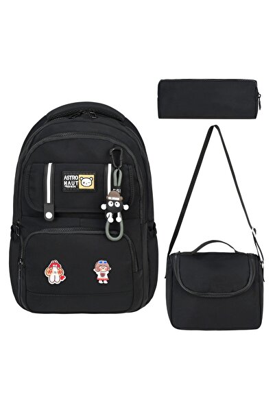 ULTIMATE BAG مجموعة حقائب مدرسية فاخرة للغاية مع حقيبة غداء مبطنة بالكامل وحا...