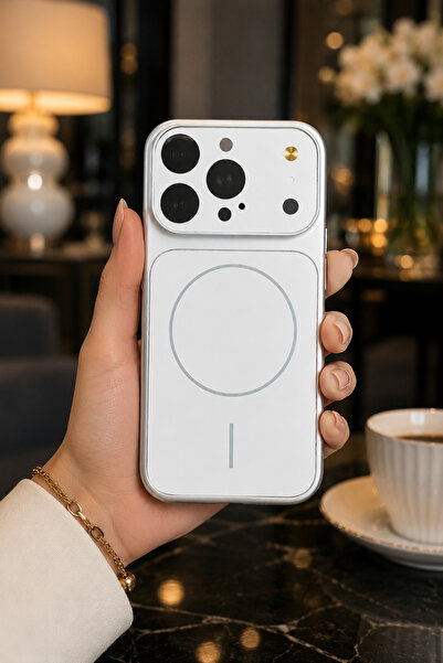 Hatreds iPhone 15 Pro Uyumlu Geniş Kamera Çerçeveli Halka Detaylı Dönüşüm Kıl...