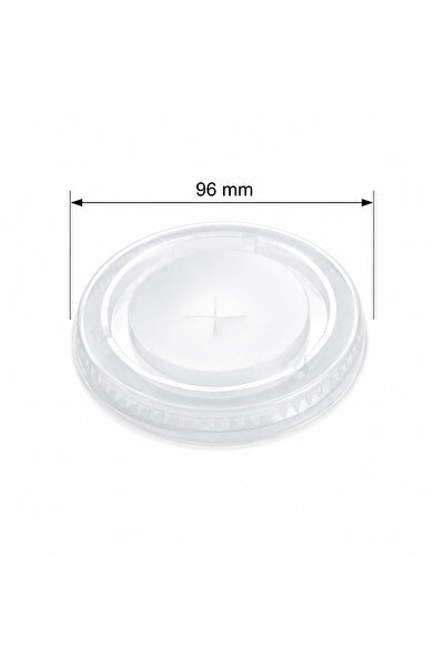 SEM PLASTİK 95 ÇAP DÜZ DELİKLİ SOĞUK İÇECEK KAPAĞI / PAKET: 100 ADET