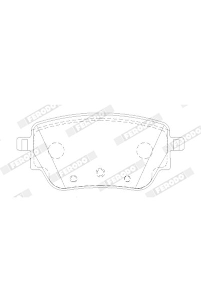 FERODO Set Placute Frana Frana Disc Mercedes-Benz Cla/Glb 2018-2023