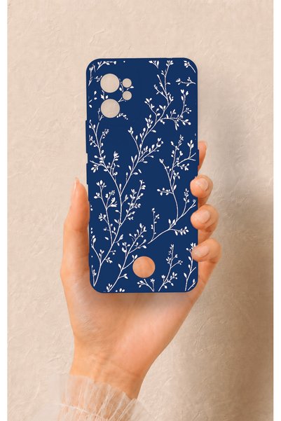 Vip Case Reeder S19 Max Pro Compatible Thin Leaf Branch Patterned Silicone Case