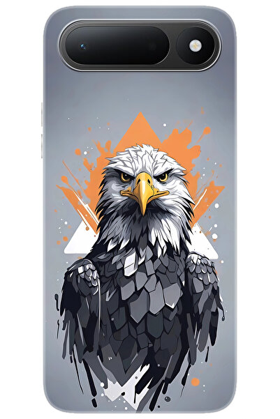 TECNO Spark 50 5G (KN8) Uyumlu Kılıf Desen Baskılı Silikon Kartal STK:639 CP-...