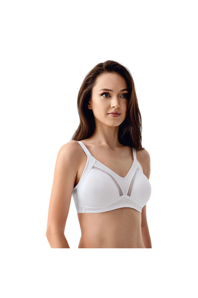 NEWBRA LINGERIE 6001-Women's Basic C Cup Underwire-Free Plus Size Bra