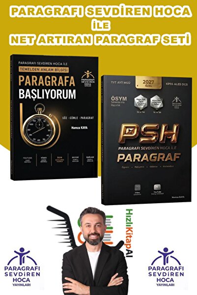 Paragrafı Sevdiren Hoca ile Net Artıran Paragraf Seti Hamza KAYA