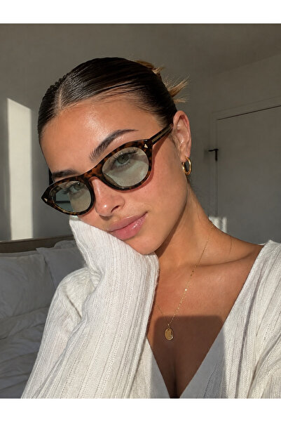 PİYESBOUTİQUE Azra Women's Cat Eye Sunglasses, Uv Protection, Retro Vintage D...