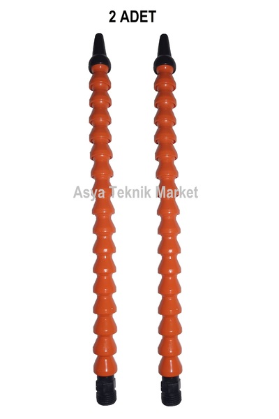 Sub Tech 1/2" Spiral Bor Yağ, Boryağ Hortumu Yuvarlak Uçlu ( 38 Cm )