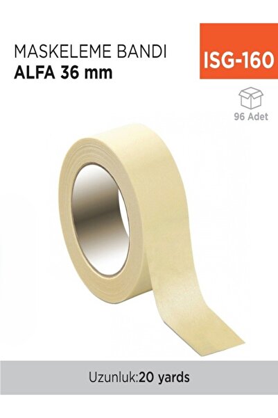 inci çelik aksesuar Masking Tape 36 mm * 20 Yds