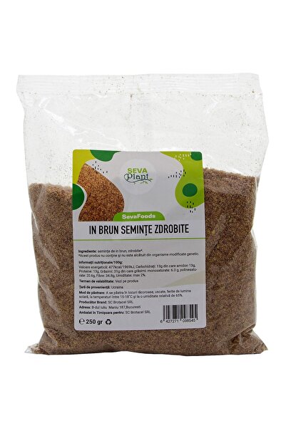 Seva Plant Seminte de in brun zdrobite, 250 grame