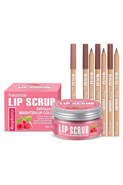 Belora Pachet buze seducătoare - Scrub Zmeură și Creioane Nude pentru machiaj...