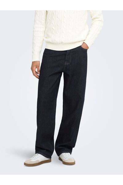 Only & Sons Locker geschnitten ONSFADE Mid Rise Locker geschnitten Jeans