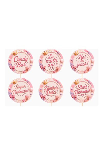 DecoParty 24 de etichete pentru bomboane pentru copii M10 – Mesaje amuzante p...