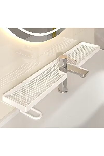 EasyLife Bathroom Sink Faucet Storage Rack Drain Shelf Sponge Holder Organize...