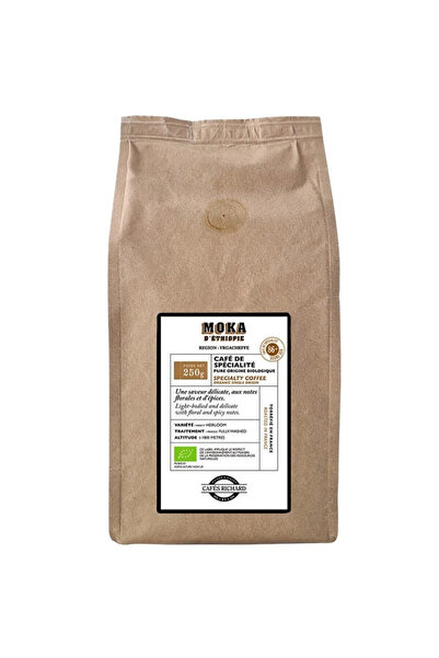 YABANEEZ ETHIOPIA MOKA COFFEE BEANS "CAFES RICHARD" (PACK)