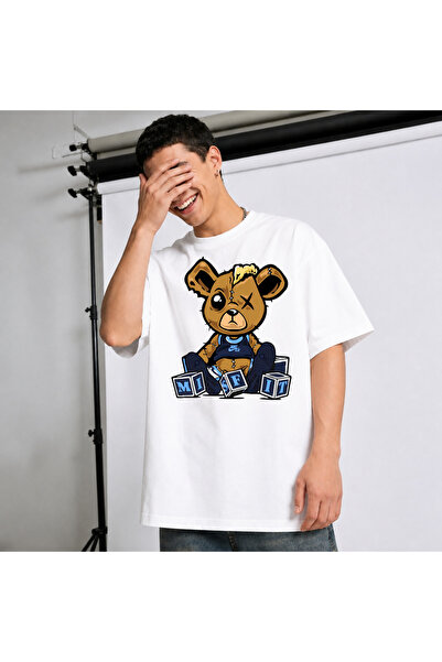 Ingift Tricou Unisex Oversize Personalizat Cartoon Street Wear Collection, 10...