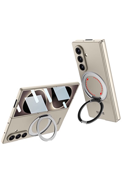 m.tk moveteck Samsung Galaxy Z Fold 8 Ultra Uyumlu Kılıf Kamera Korumalı Döne...