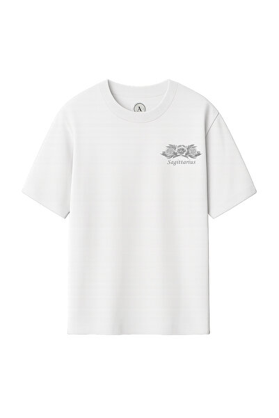Aquarelle Oversized T-shirt – Sagittarius Zodiac- Unisex 100% Cotton