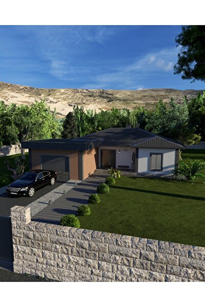 AHENGER YAPI 177m² 2+1 Tek Kat Garajlı Çelik Yapı