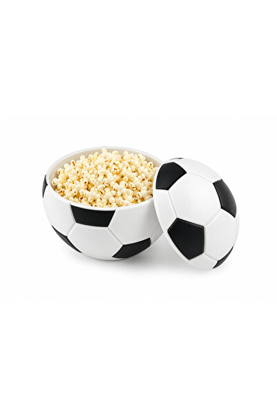 Yapı3D Football Ball Design Bowl |   Snack and Popcorn Bowl with Lid |   Mult...