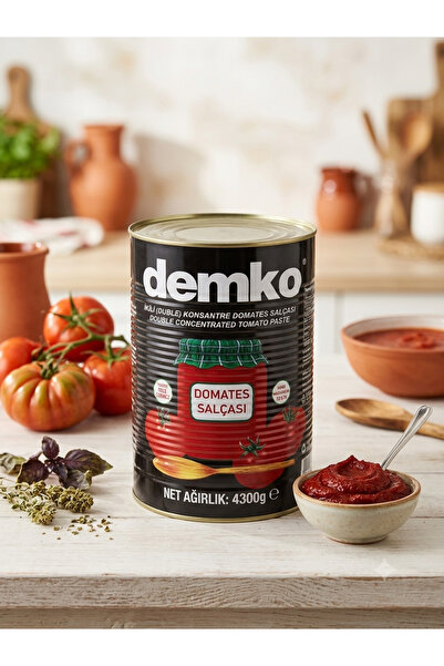 Demko teneke 4300 gr teneke domates salçası