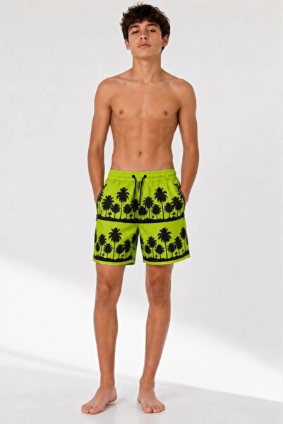 Mariposa Secret Children's Premium Swim Shorts with Zipper Pockets and Mesh L...
