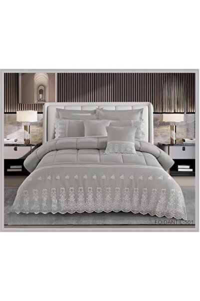ROSHAN Summer Microfiber Soft Duvet Cover, Full Filling, 8 Pieces, Duvet Size...