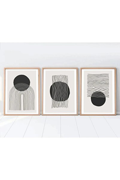 OEM Set Wallxpert de 3 tablouri decorative cu ramă, 3x50x70 cm, MDF de 3mm, m...