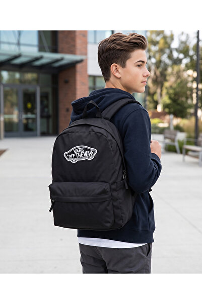 Vans Rucsac Old Skool, potrivit pentru utilizare zilnică și pentru școală, co...