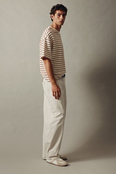 Pull & Bear Pilili baggy pantolon