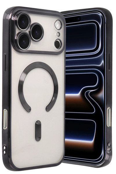 New Face غطاء ACONCEPT iPhone 17 Pro Max Kross Magneticsafe (100611) - أسود
