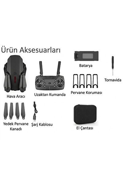 SoundWave A55 V3 4K AI Fotoğraf Kameralı Drone TÜRKÇE Uygulama Yeni Başlayanl...