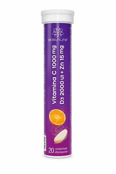 BioSunLine Vitamina C + D3 + Zinc efervescenta