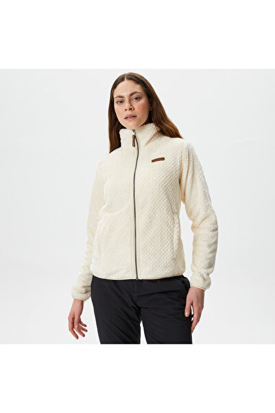 Columbia Fire Side II Sherpa Kadın Beyaz Fermuarlı Polar Ceket