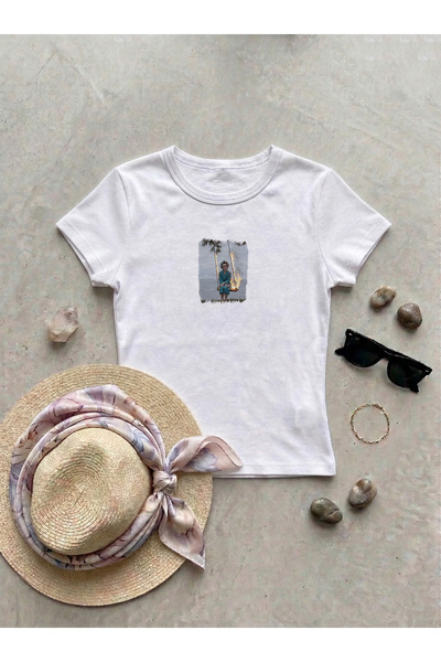 Grafftee Clothing Don'T Care Printed Women's Body Tee
