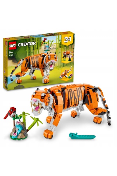 LegoPazar LEGO Creator 3 în 1 Tigru Maiestuos, Jucărie de construcție pentru ...