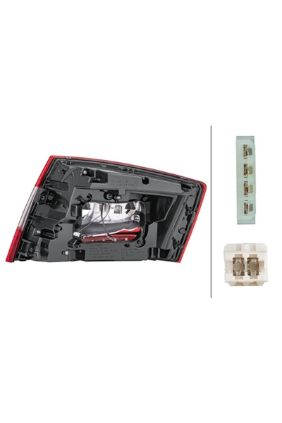 Idea Hellas 2SK012881-051 LAMPĂ SPATE SKODA OCTAVIA III 11.12-10.20 LE