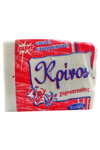 OEM ΚΡΙΝΟΣ ΧΑΡΤ/ΤΑ 1/4 ΠΟΛΥΤΕΛΕΙΑΣ 2Φ (33x33cm) - (ΛΕΥΚΗ) (400τεμ.)