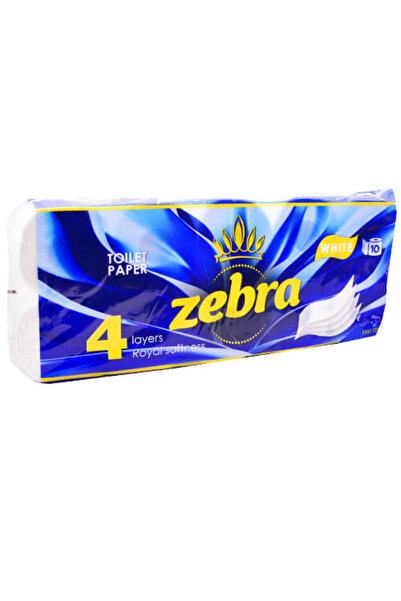 Zebra ΧΑΡΤΙ ΥΓΕΙΑΣ 10 ΡΟΛΑ 4Φ - (ΛΕΥΚΟ)