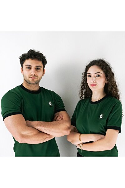Yuvada Kırlangıç, Unisex Tişört, Yeşil