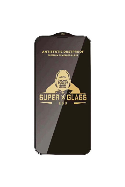 Techsuit Folie de protecție pentru iPhone 18 Pro, Sticlă ESD, Negru