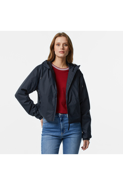 Rains Lohja Short Insulated W3T1 Erkek Lacivert Yağmurluk