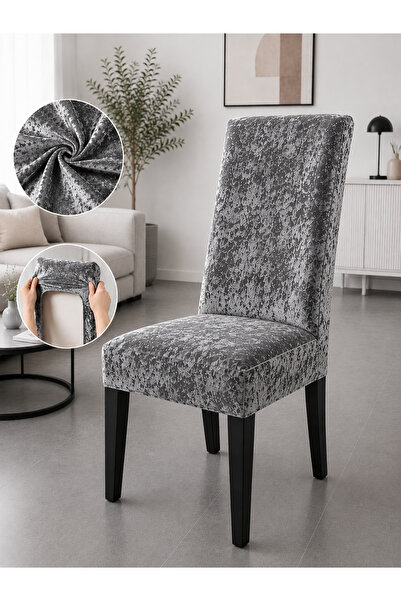 delfin HomeRoy Huse Catifea pentru Scaune – Set 6 Bucăți