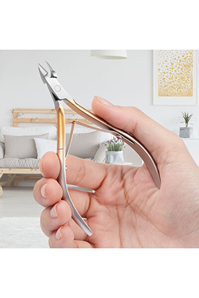 Generic Brand 1Pcs Two-Tone Stainless Steel Cuticle Nipper for Women,Nail Car...