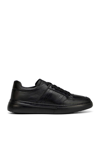 Tergan Siyah Hakiki Deri Erkek Sneaker - E26I1AY57760-A41