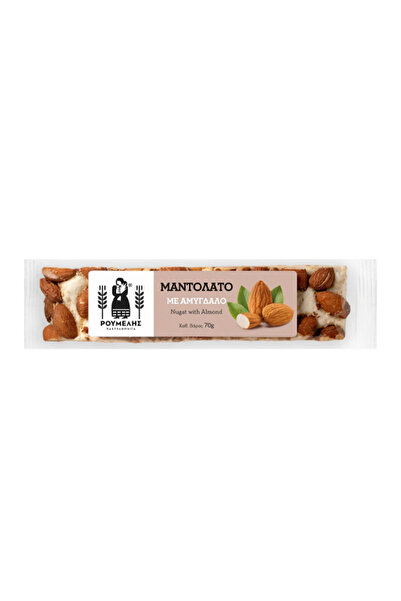 ROUMELI ΡΟΥΜΕΛΗ ΜΑΝΤΟΛΑΤΟ 70gr. - (ΜΕ ΕΠΙΚΑΛΥΨΗ ΑΜΥΓΔΑΛΟ)