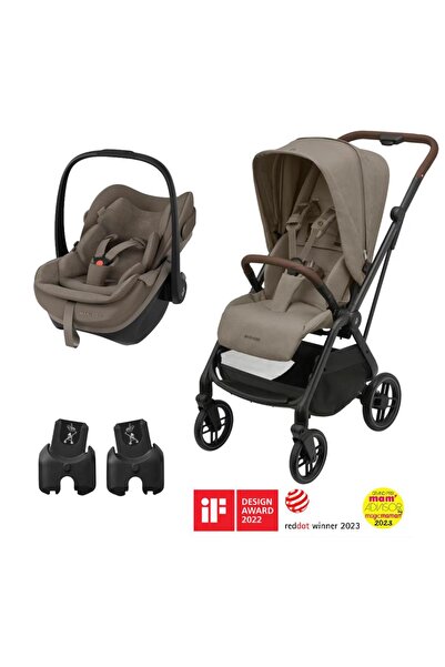 MAXİ-COSİ Leona2-Pebble Slide Pro Tek Elle Katlanabilen Çift Yönlü Seyahat Si...