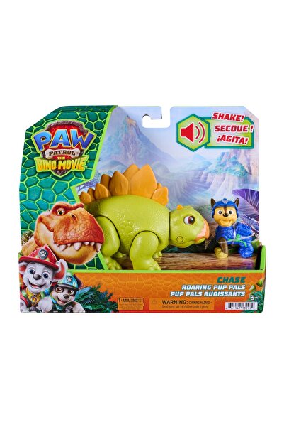 PAW PATROL Set dinozaur cu figurina, Paw Patrol, Roaring Pup Pals, Chase, 201...