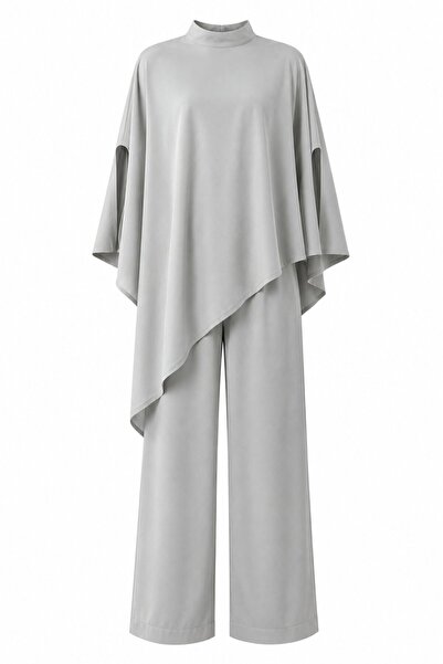 Laluvia Gray Cape Modal Set - T5072