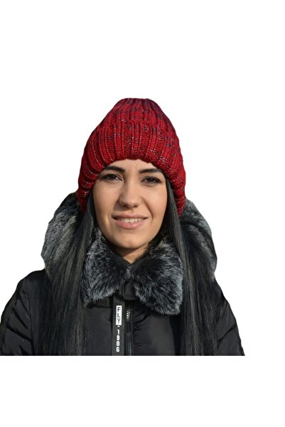 OEM Caciula visinie de toamna-iarna, din material gros cu design clasic