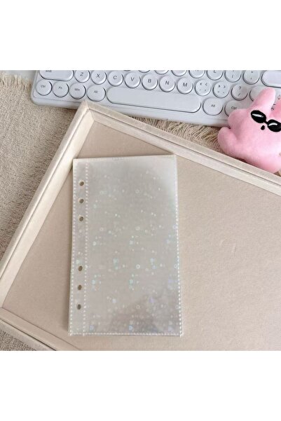 choice2 10pcs A6 10 Sheets A6 A7 M5 Glitter Flower Inner Page Sticker Storage...